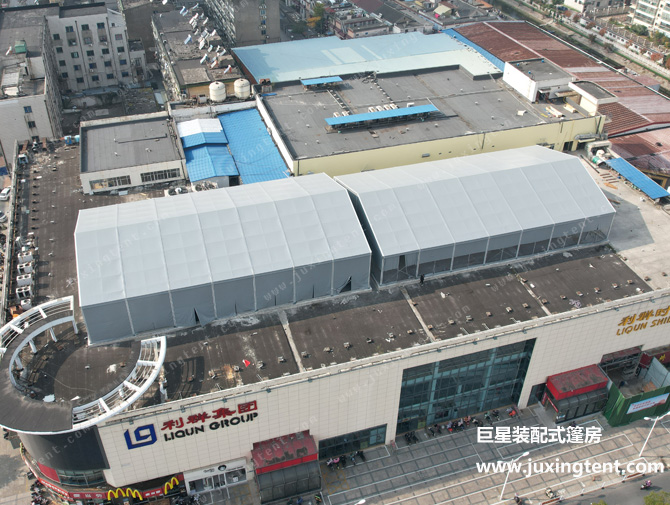 揚(yáng)州樓頂體育篷房 籃球、羽毛球篷房場館